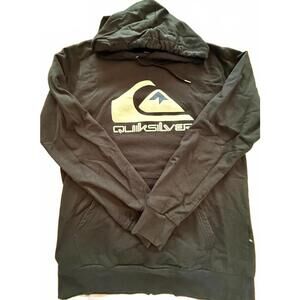 Quiksilver Men's Black Hoodie Sweatshirt M